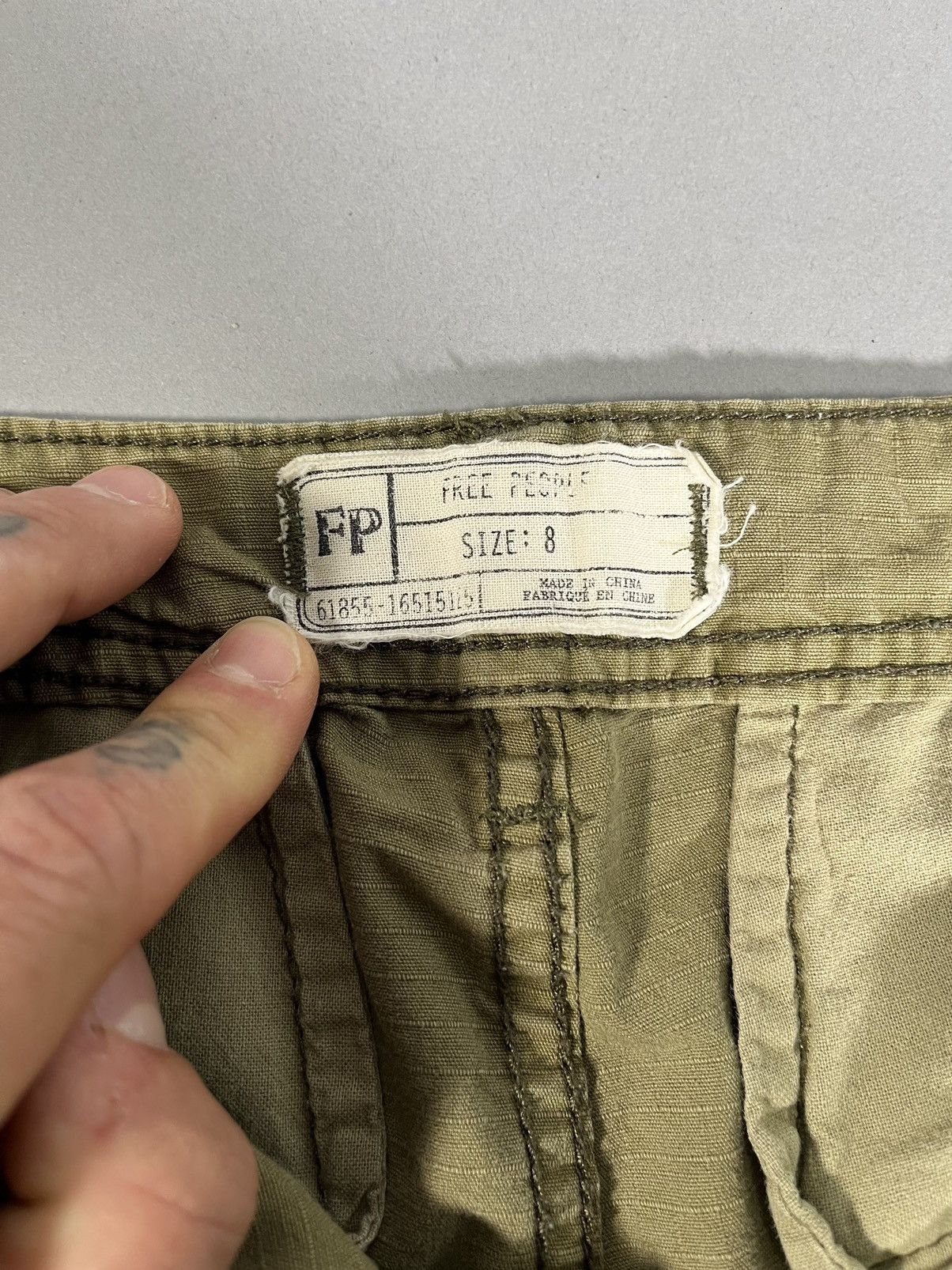 Free People Free People Faded Tactical Military Cargo Pants Size 30" / US 8 / IT 44 - 3 Thumbnail