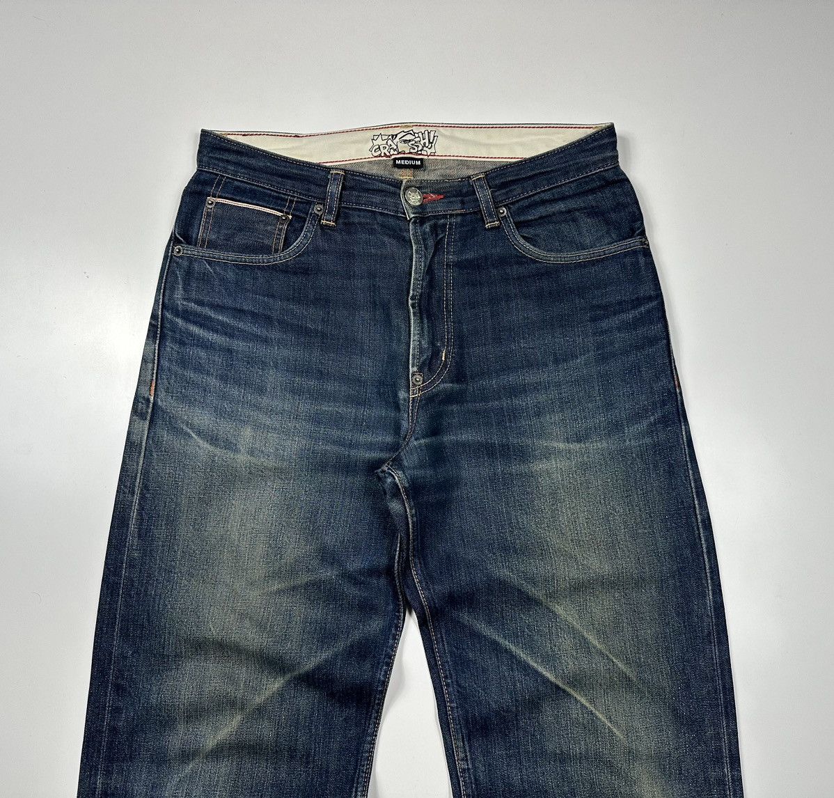 Japanese Brand × Jean Crash Brook Avenue The Bronx Nyc Selvedge Denim Jeans Size US 31 - 3 Thumbnail