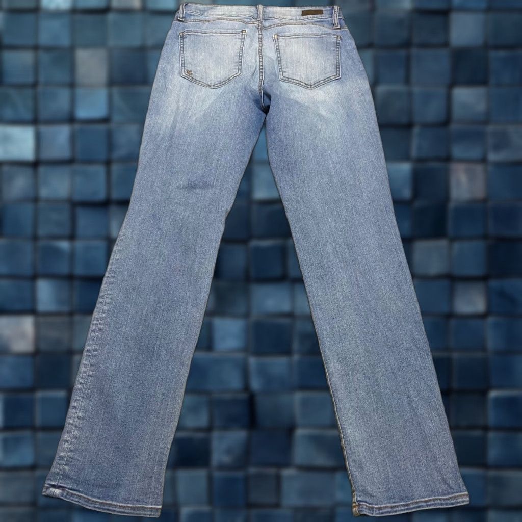 Vintage Kut From the Kloth Womens Jeans 4 Blue Medium Wash High Rise Boyfriend Distress Size 27" / US 4 / IT 40 - 1 Thumbnail