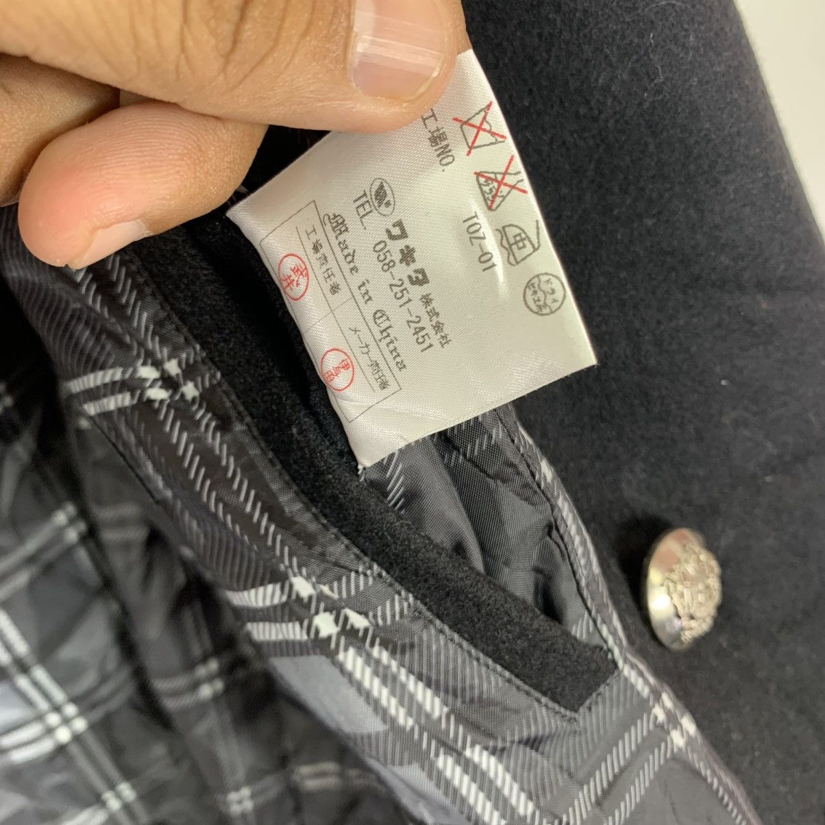 Japanese Brand × Yoshiyuki Konishi VINTAGE FICCE COLLEZIONE BY YOSHIYUKI KONISHI OVERCOAT Size US L / EU 52-54 / 3 - 18 Thumbnail