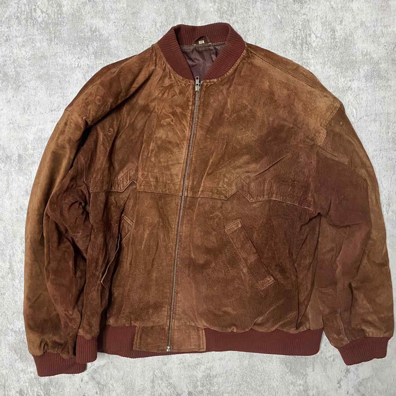 Other Brown suede bomber jacket with a worn-in look bomber Size US L / EU 52-54 / 3 - 1 Thumbnail