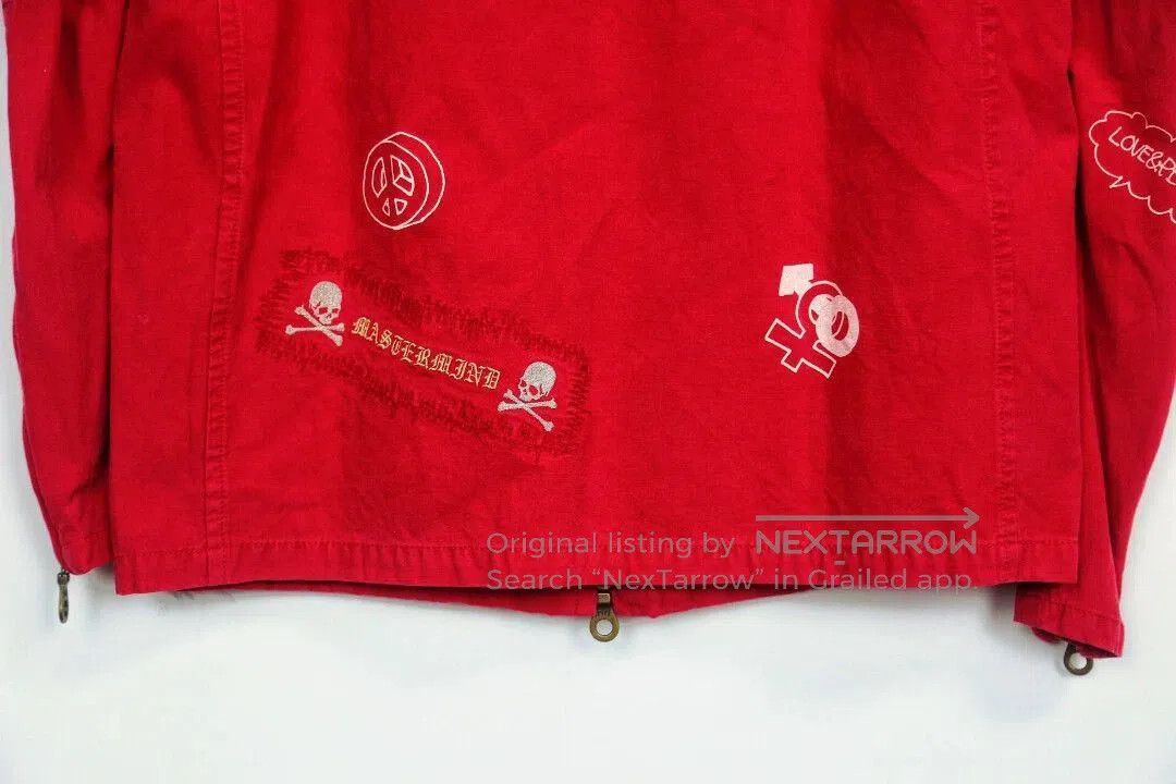 Mastermind Japan Red Graphic Print Light Jacket Size M. Size US M / EU 48-50 / 2 - 4 Thumbnail
