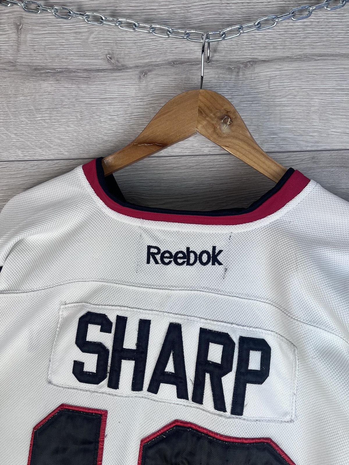 Reebok REEBOK HOKEY JERSEY NHL PATRICK SHARP #10 CHICAGO BLACKHAWKS Size US L / EU 52-54 / 3 - 16 Thumbnail