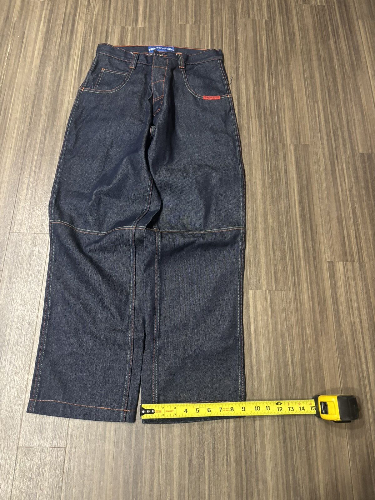 Vintage Y2K Urban Edge baggy jeans 30x32 embroide carpenter wide-leg Size US 30 / EU 46 - 3 Thumbnail