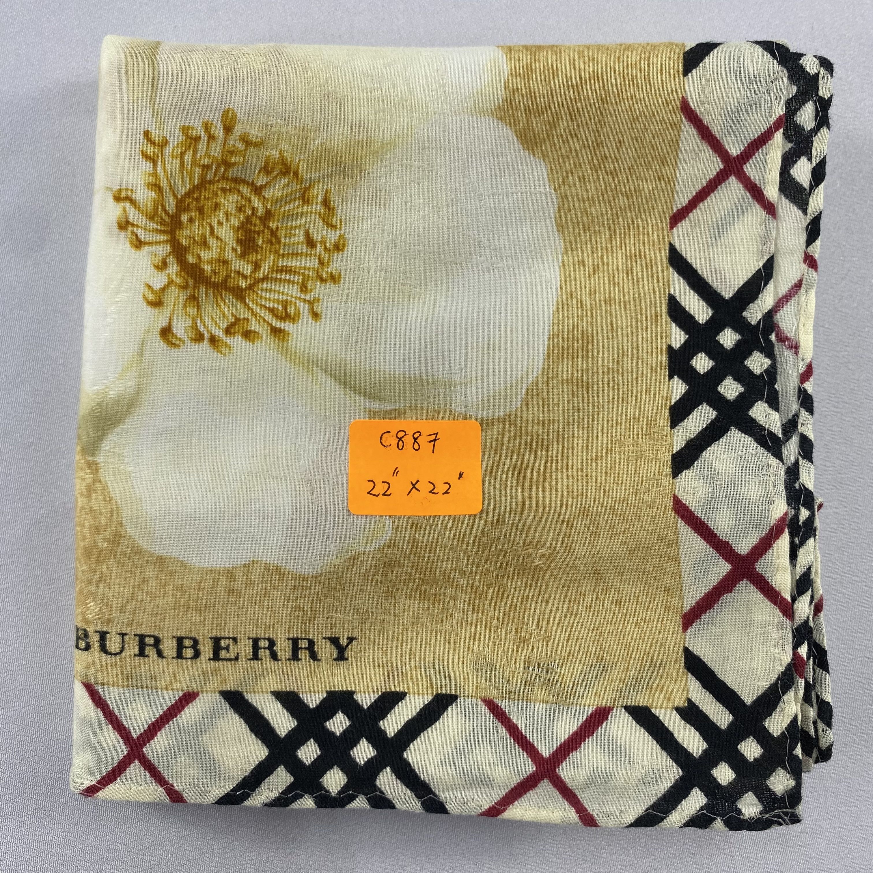 Burberry Burberry Handkerchief / Bandana / Neckerchief C887 Size ONE SIZE - 10 Thumbnail