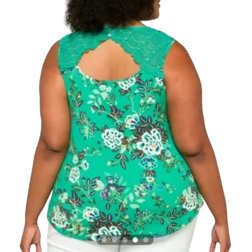 Other Fantine Crochet Detail Knit Top - Stitch Fix Open Back Size XXL / US 16-18 / IT 52-54 - 3 Thumbnail
