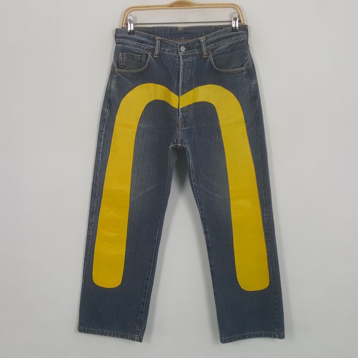 Very Rare Vintage Evisu Selvedge x McDonald Custom Daicock Denim Jeans ...