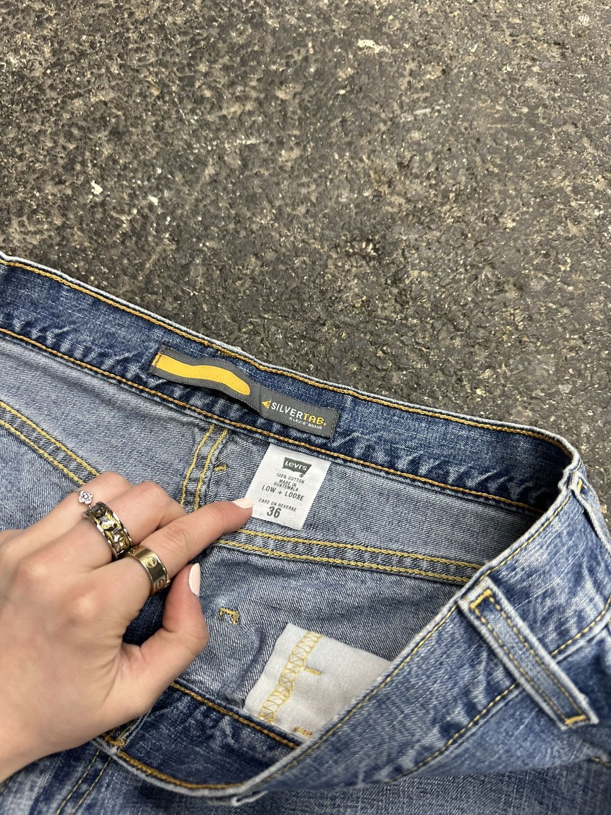 Levi's × Vintage Y2K Levi’s Silvertab jorts Size US 35 - 5 Thumbnail