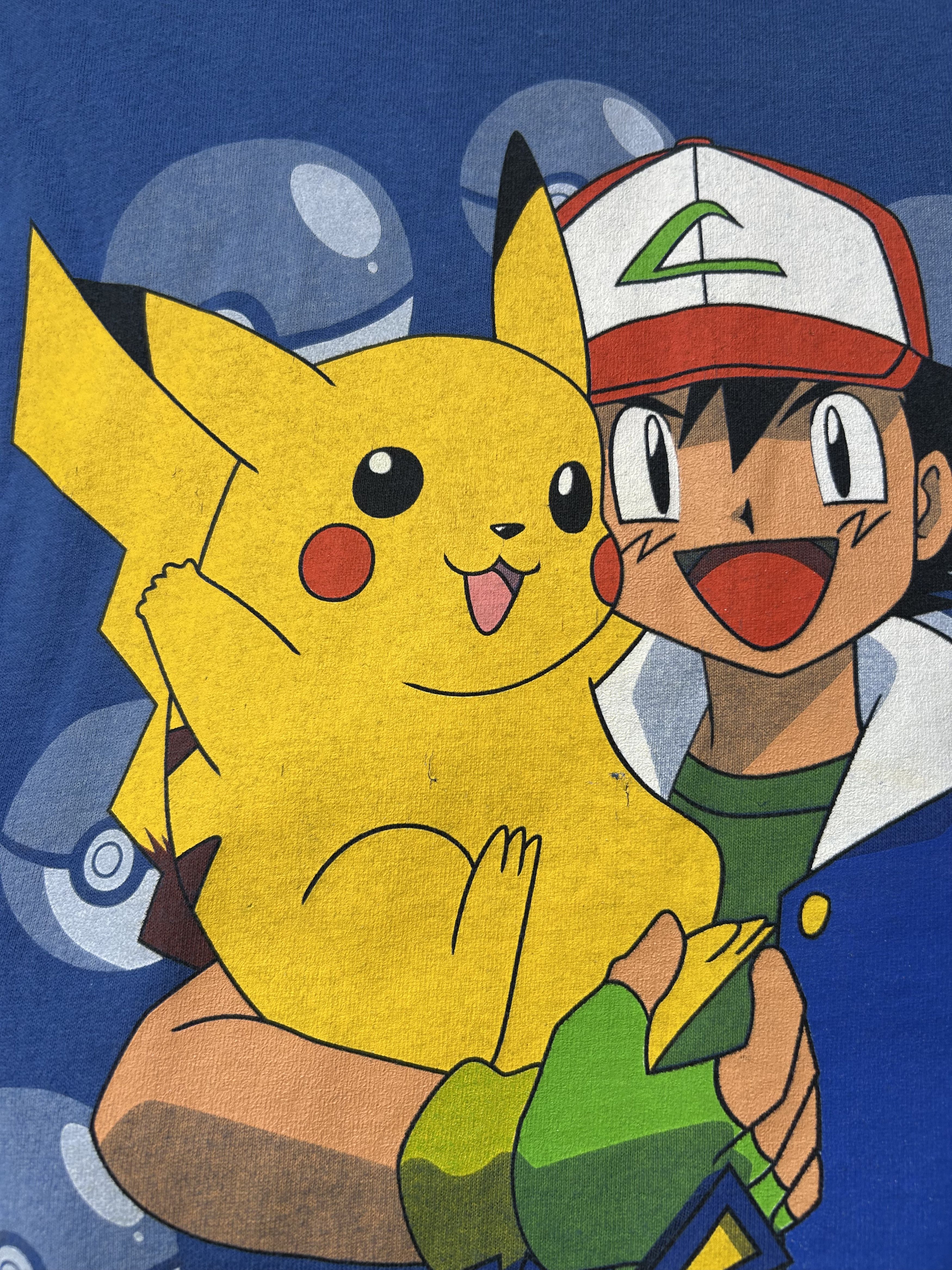 Anime Vintage 1999 Pokemon Anime Movie T-shirt Size US S / EU 44-46 / 1 - 8 Thumbnail