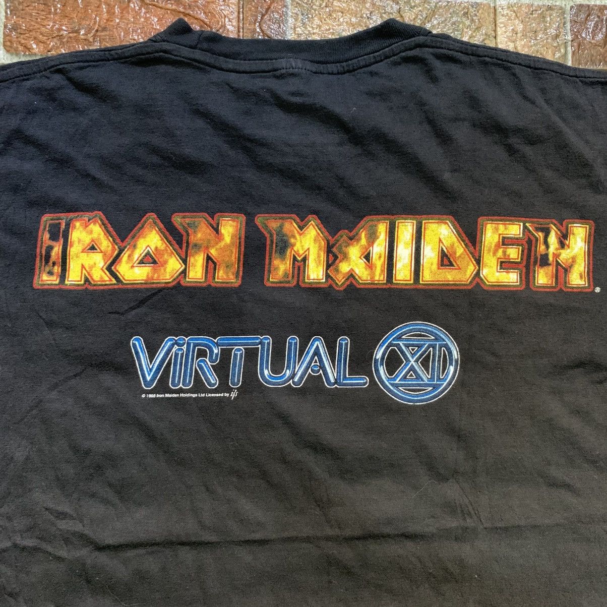 Band Tees × Iron Maiden × Vintage Iron Maiden Virtual XI 1998 Tee Size US XL / EU 56 / 4 - 6 Thumbnail