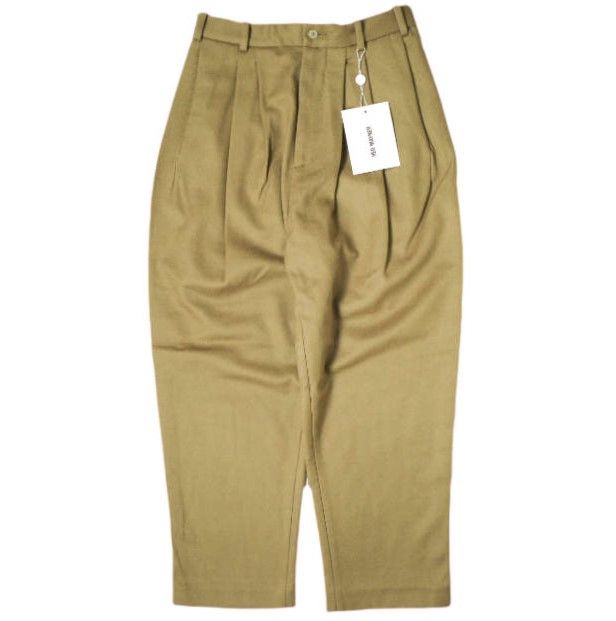 Other Other Hed Mayner WOOL 6 PLEAT PANTS Wool Trousers Textile Bottoms HM00P58 DUTY FREE for USA Size ONE SIZE - 1 Thumbnail