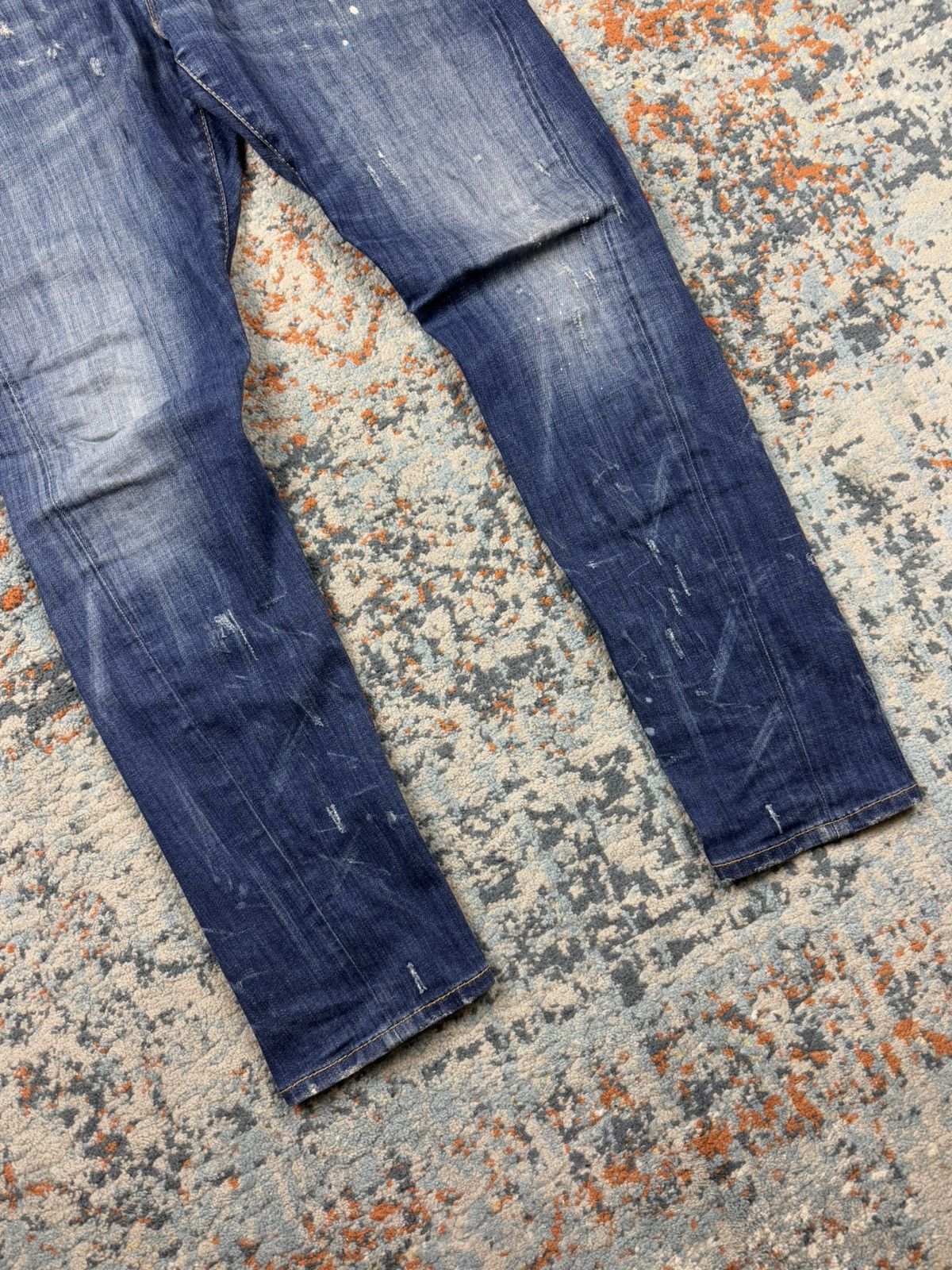 Designer × Dsquared2 × Vintage Vintage y2k Dsquared2 distressed paint splatter washed denim Size US 32 / EU 48 - 6 Thumbnail