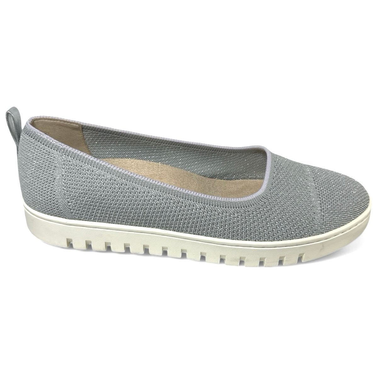 Vionic Vionic Uptown Skimmer Knit Flat Gray Loafer Women sz 12 Size US 12 / IT 42 - 4 Thumbnail