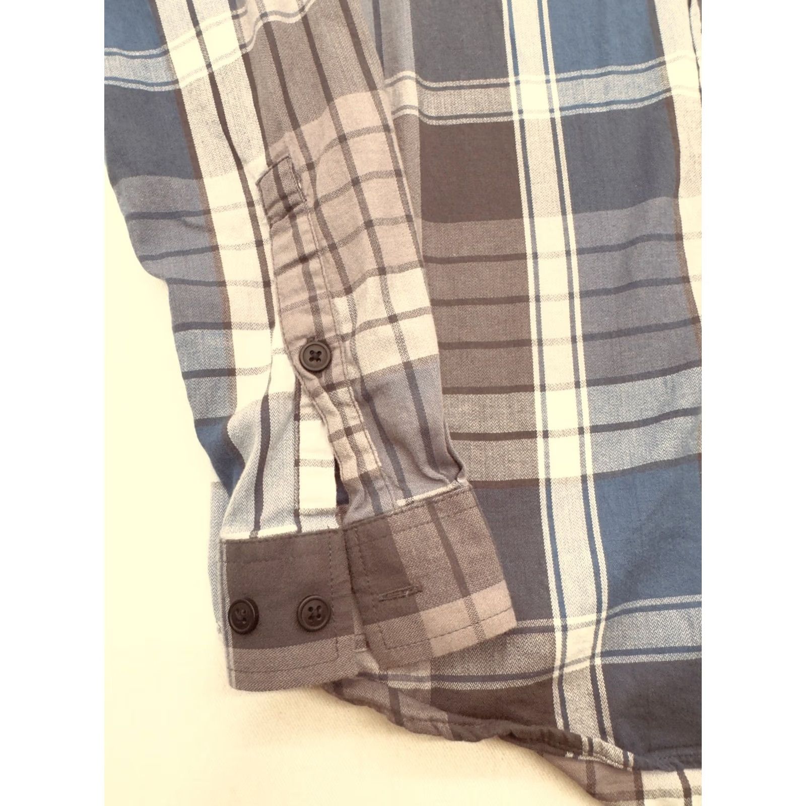 Vintage Columbia Long Sleeve Button-Up Mens Large Gray Plaid Shirt Regular Fit Size US L / EU 52-54 / 3 - 4 Thumbnail