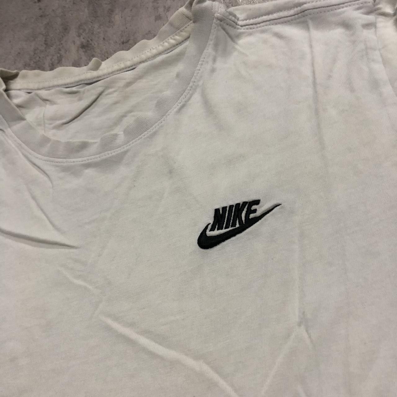 Nike White Nike tee with black logo Rap hip hop sportswear skate Size US S / EU 44-46 / 1 - 3 Thumbnail