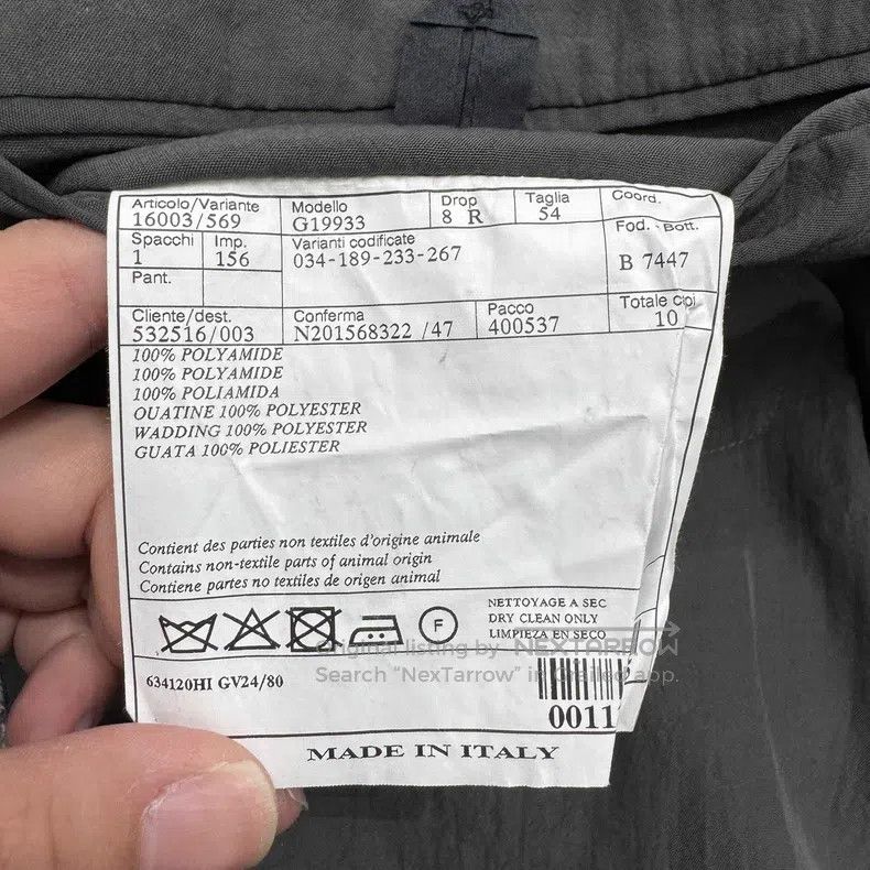 Hermes Hermes Nylon Blazer Jacket Size 54R - 3 Thumbnail