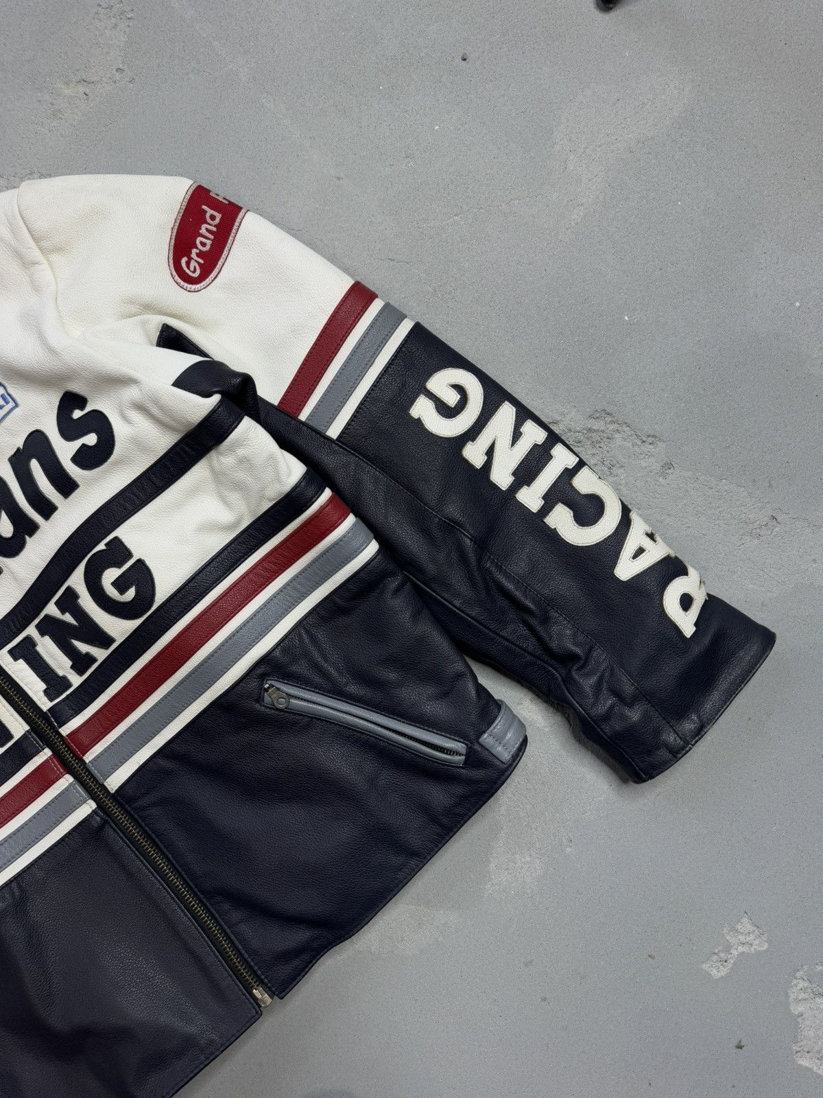 Vintage Suzuki Rothmans Racing Leather Jacket Vintage RARE Size US XL / EU 56 / 4 - 7 Thumbnail