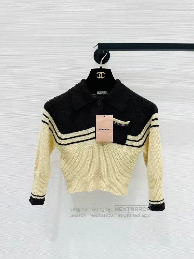 Miu Miu 36 Lapel sweater