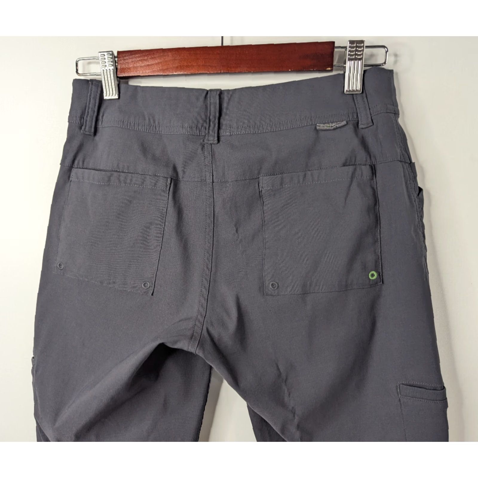 ExOfficio Exofficio Womens Moraine Cargo Pants Grey Size 2 Lightweight Hiking Outdoors Size 26" / US 2 / IT 38 - 4 Thumbnail