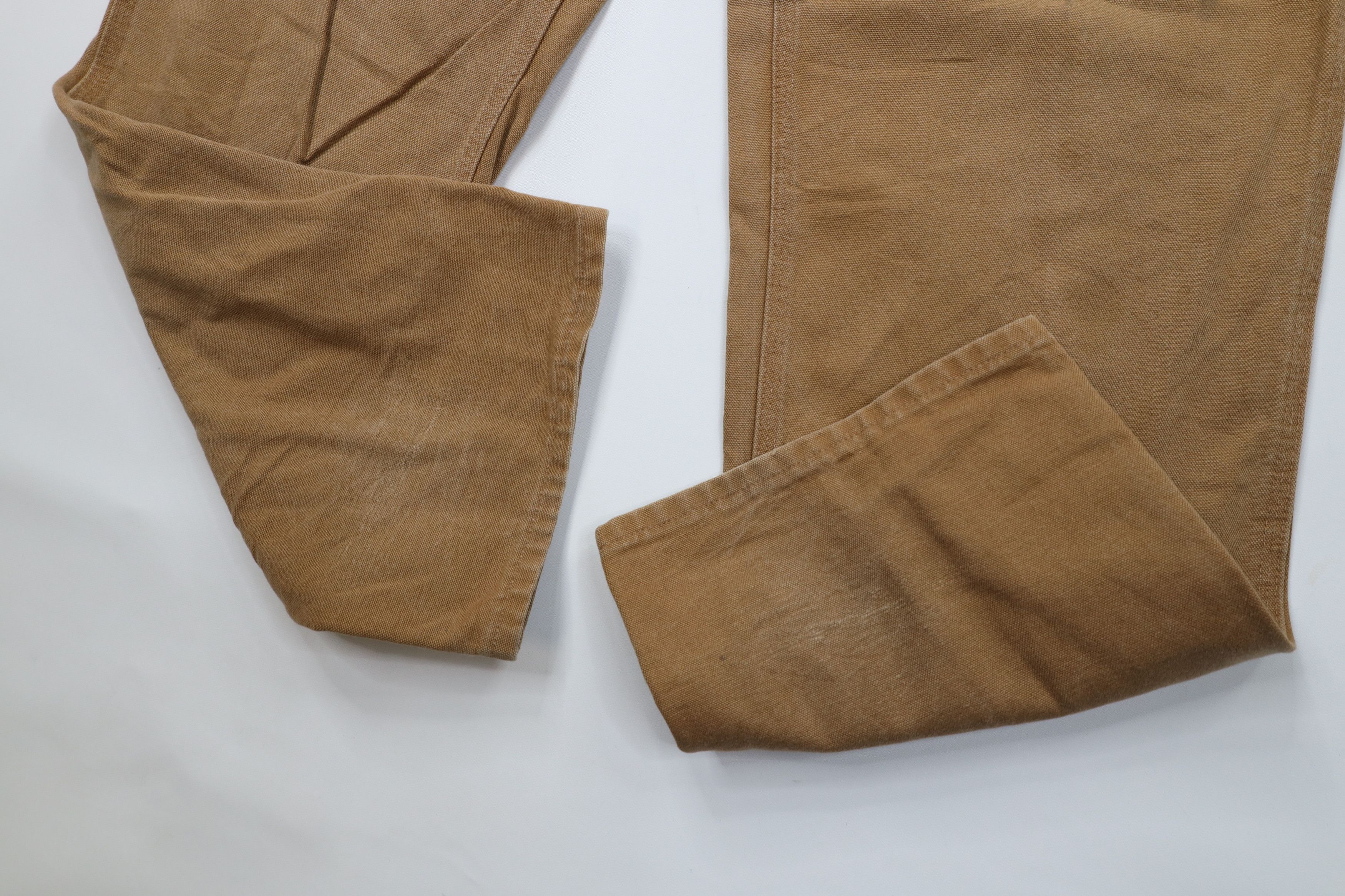 Carhartt Vintage Y2K Carhartt Wide Leg Dungaree Pants Duck Brown Size US 38 / EU 54 - 7 Thumbnail