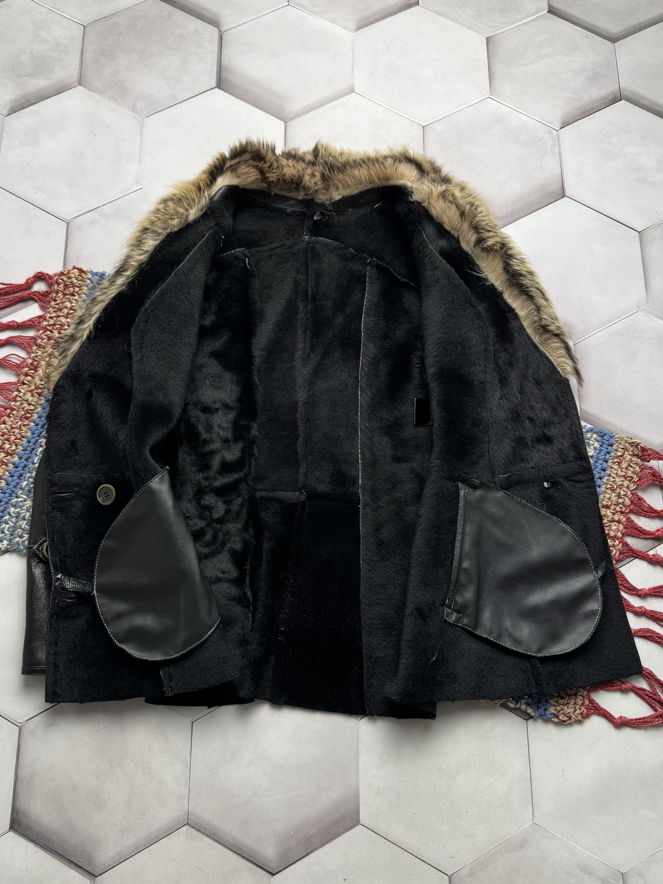Japanese Brand Vintage Real Sheepskin Coat(E4) Size XS / US 0-2 / IT 36-38 - 4 Thumbnail