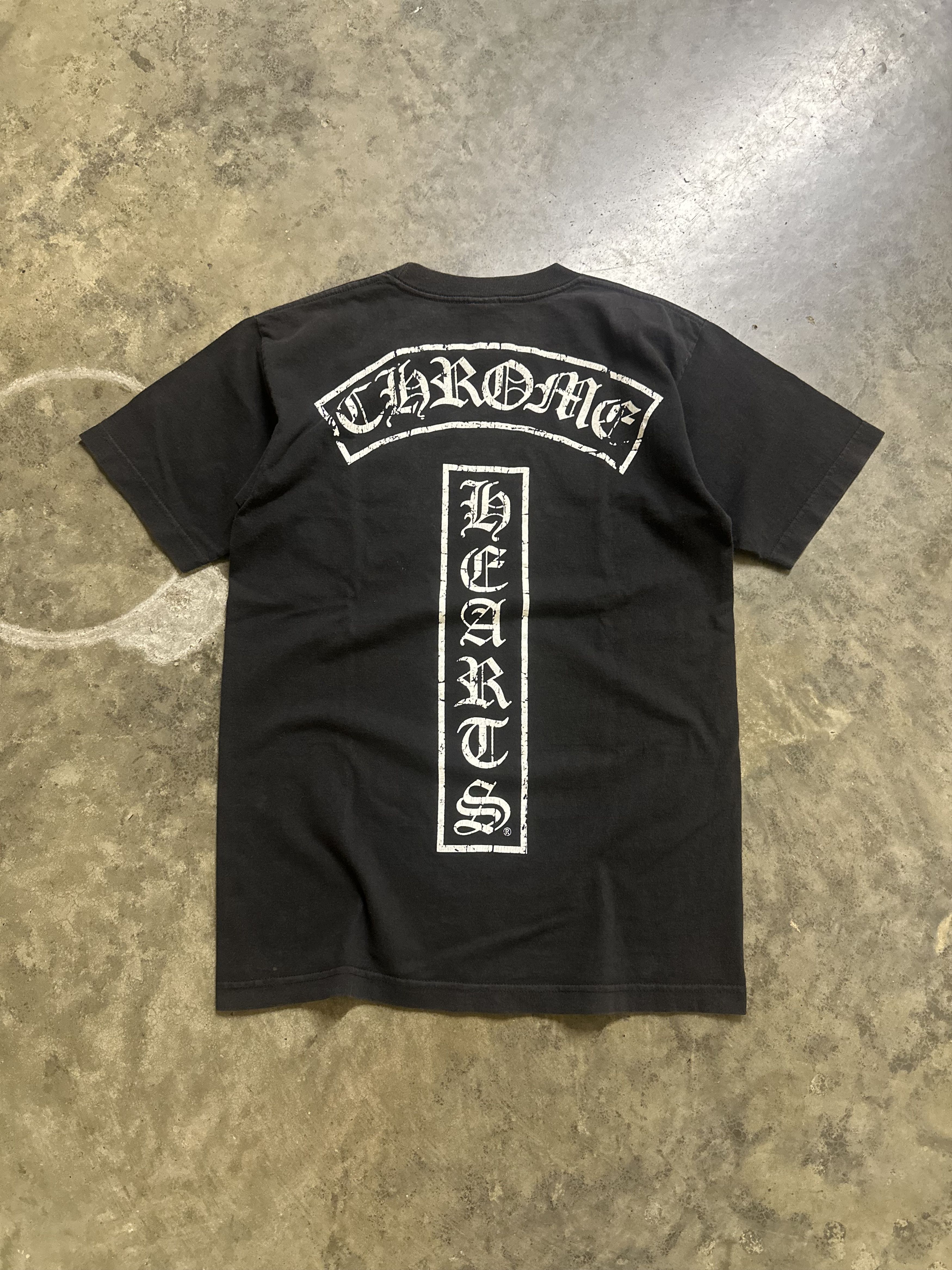 CHROME HEARTS T-BAR STAR LOGO Tシャツ CHROME HEARTS クロムハーツ OLD T-BAR STAR LOGO ティーバー