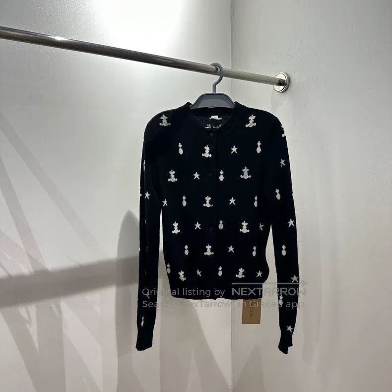 Hermes Hermes Printed Embroidery Cashmere Sweater Size XS / US 0-2 / IT 36-38 - 1 Thumbnail