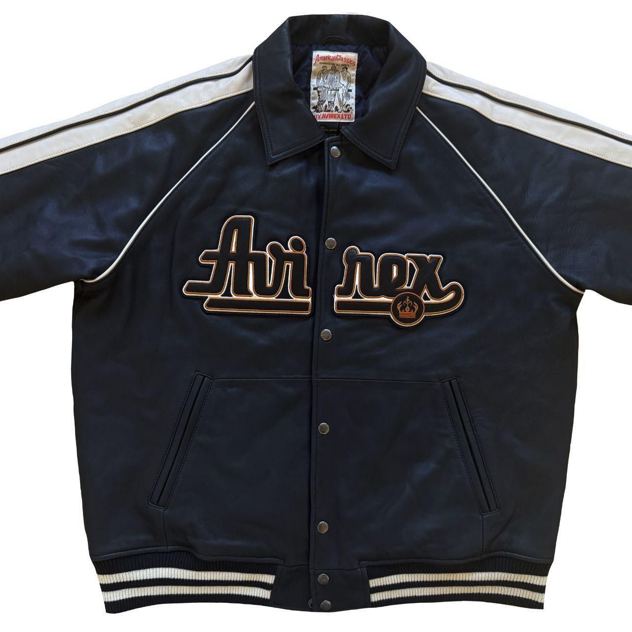 Avirex Avirex Leather Varsity Jacket Size US XL / EU 56 / 4 - 4 Thumbnail