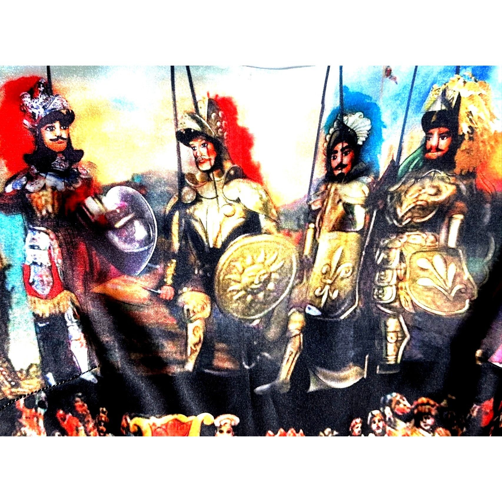 Other CCC Silk Cotton Medium Knights Scene Print Fit And Flare Mid Size M / US 6-8 / IT 42-44 - 8 Thumbnail