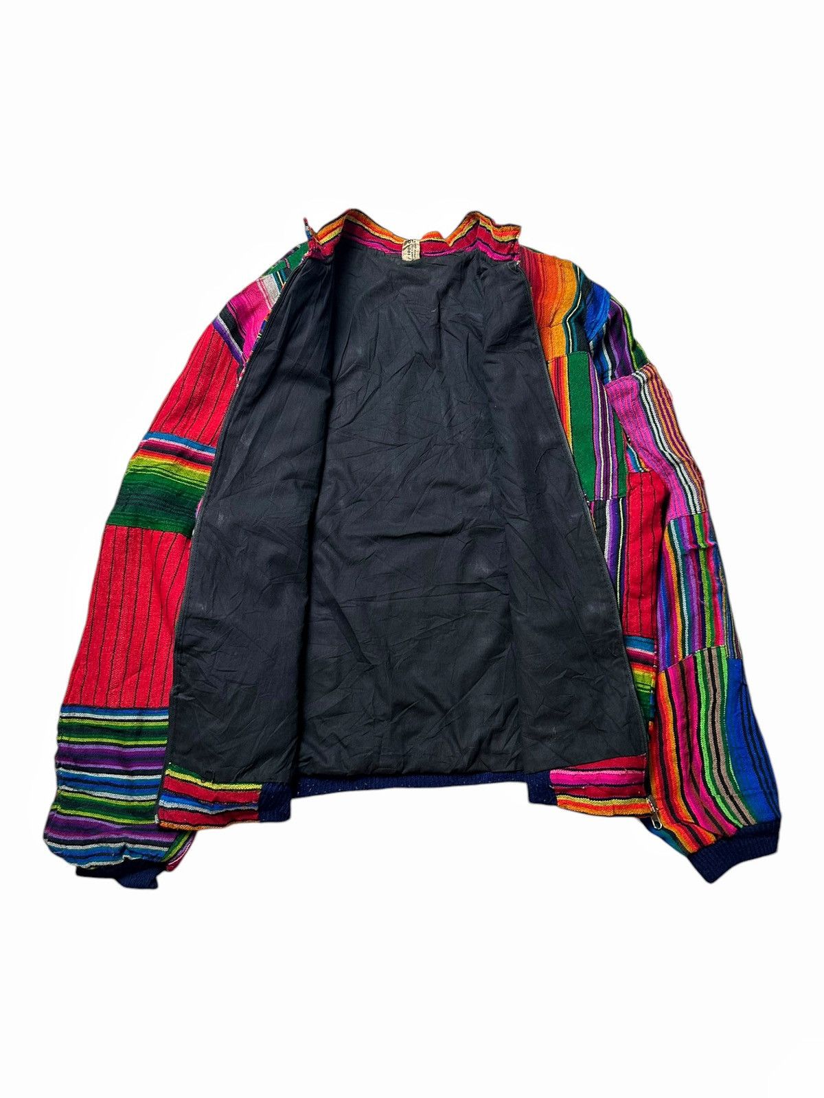 Vintage Vintage Guatemala Patchwork Ethnic Hippie Boho Bomber Jacket Size US XL / EU 56 / 4 - 3 Thumbnail