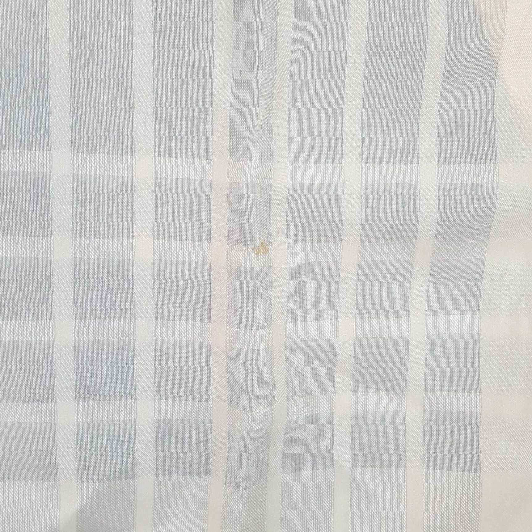 Vintage VINTAGE 80s Italian Cream Striped Sheer Scarf Neck Wrap 50" Handkerchief Ivory Size ONE SIZE - 4 Thumbnail