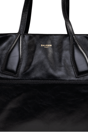 Balmain os11x0326 Size: OS / Top Handle Tote Bag in Black Size ONE SIZE - 6 Thumbnail