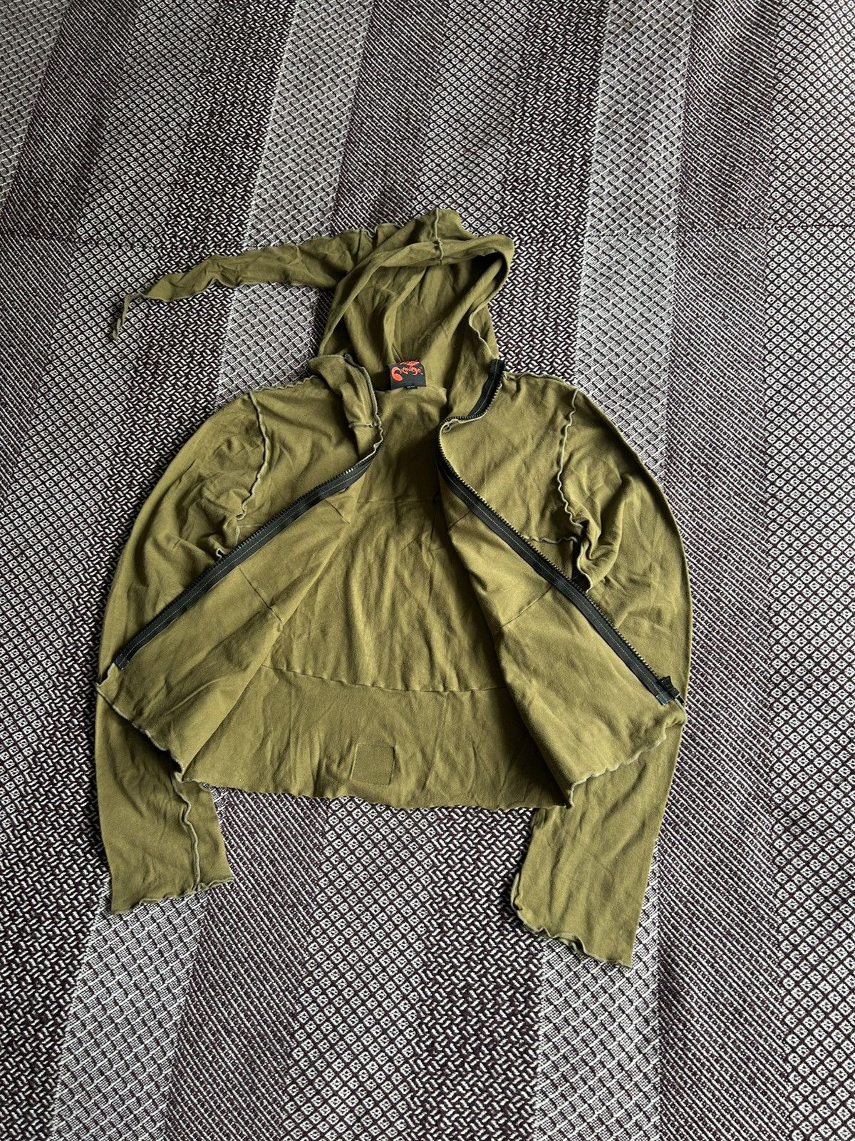 Japanese Brand × Vintage Vintage Y2K Elf Zip Hoodie Grunge Avantgarde Size M-L Rare Size M / US 6-8 / IT 42-44 - 7 Thumbnail