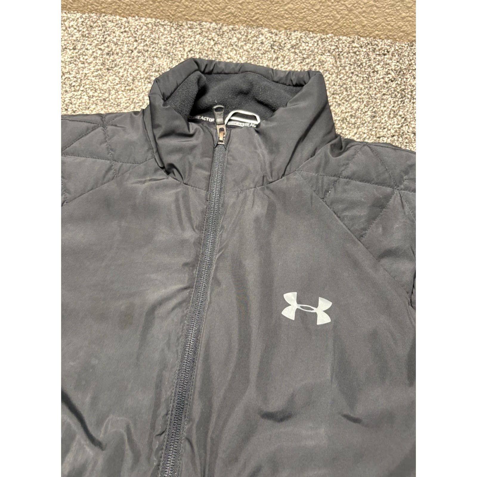 Under Armour Under Armour Puffer Jacket Storm Mens Medium ColdGear Reactor Performance Hybrid Jacket Black Mens Size US M / EU 48-50 / 2 - 3 Thumbnail