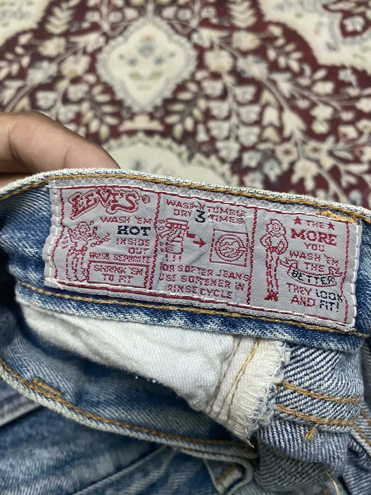 Levi's Vintage Levis 501 faded jeans Size US 29 - 12 Thumbnail