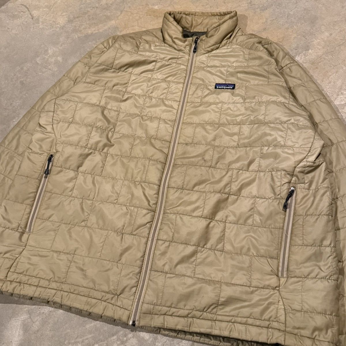 Patagonia Patagonia Nano Puff Primaloft Quilted Zip Jacket Gold Khaki Size US XL / EU 56 / 4 - 3 Thumbnail