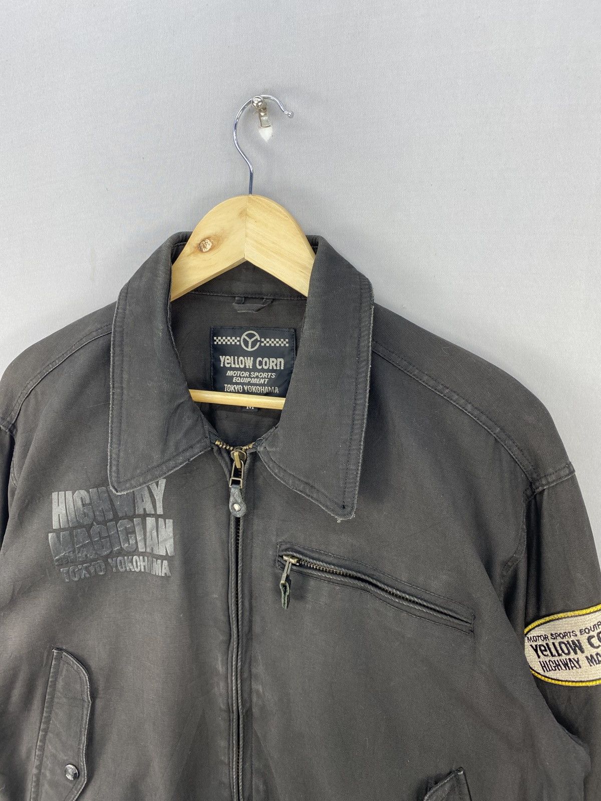 YELLOW CORN Vintage Y2K Yellow Corn Tokyo Yokohama Detroit Jacket Size US S / EU 44-46 / 1 - 2 Thumbnail