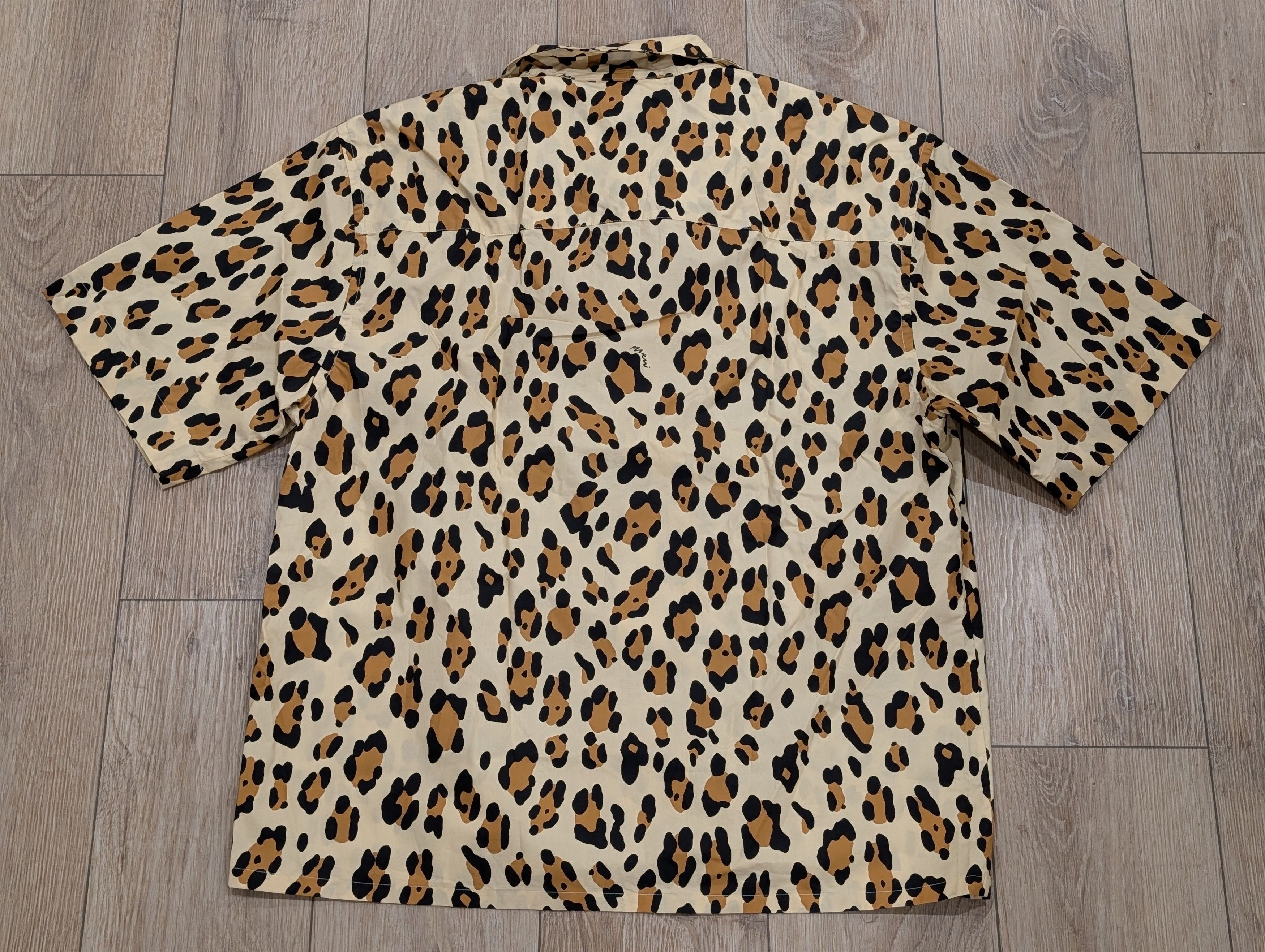 Marni MARNI SS Cotton Button Up Shirt Leopard Multi 54 US 44 Size US L / EU 52-54 / 3 - 4 Thumbnail
