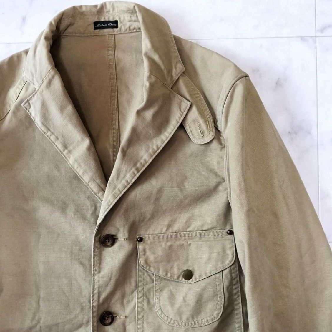 Ralph Lauren RRL Ralph Lauren Hunting Jacket Beige Cotton Canvas Size XS Men's Size US XS / EU 42 / 0 - 4 Thumbnail