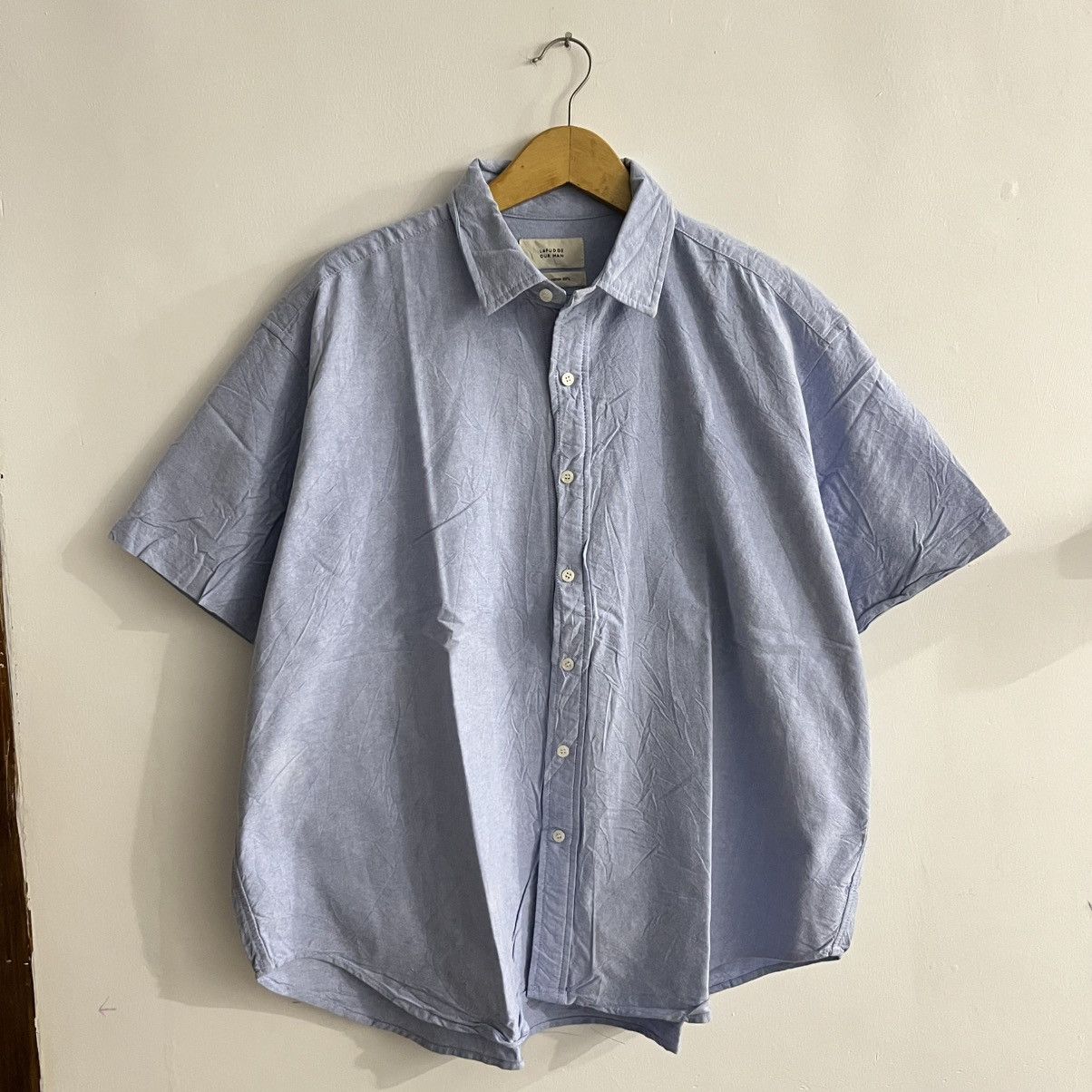 Japanese Brand Lafudge - Cityboy Oversized Shirt Size US L / EU 52-54 / 3 - 1 Thumbnail