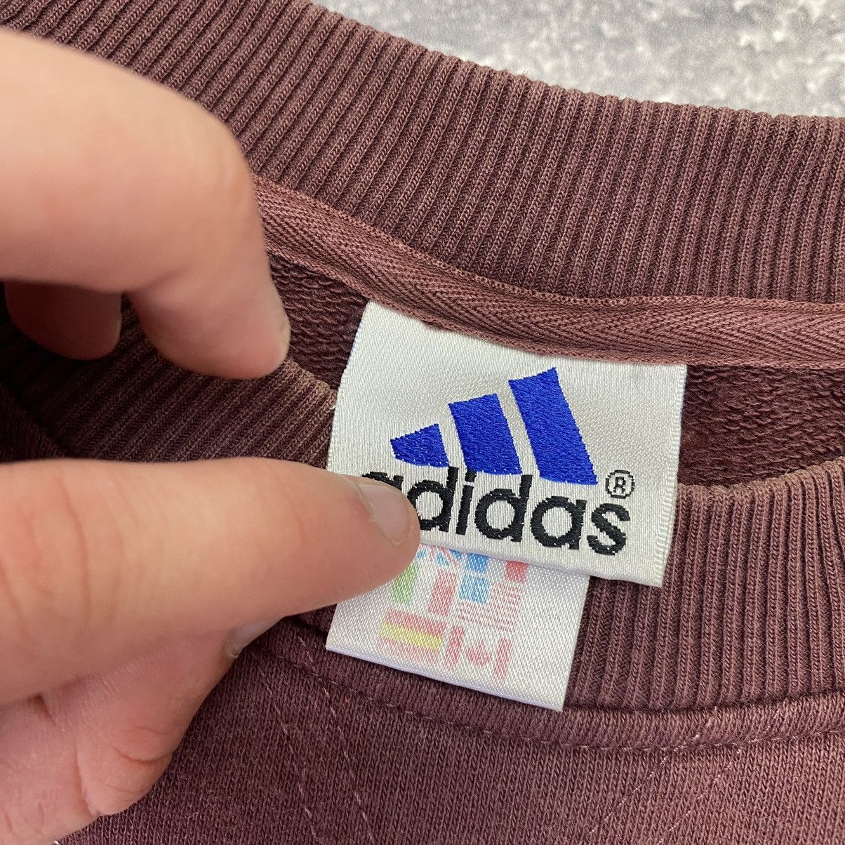 Vintage Vintage Adidas Big Logo 90’s streetwear sweatshirt Size US XL / EU 56 / 4 - 11 Thumbnail