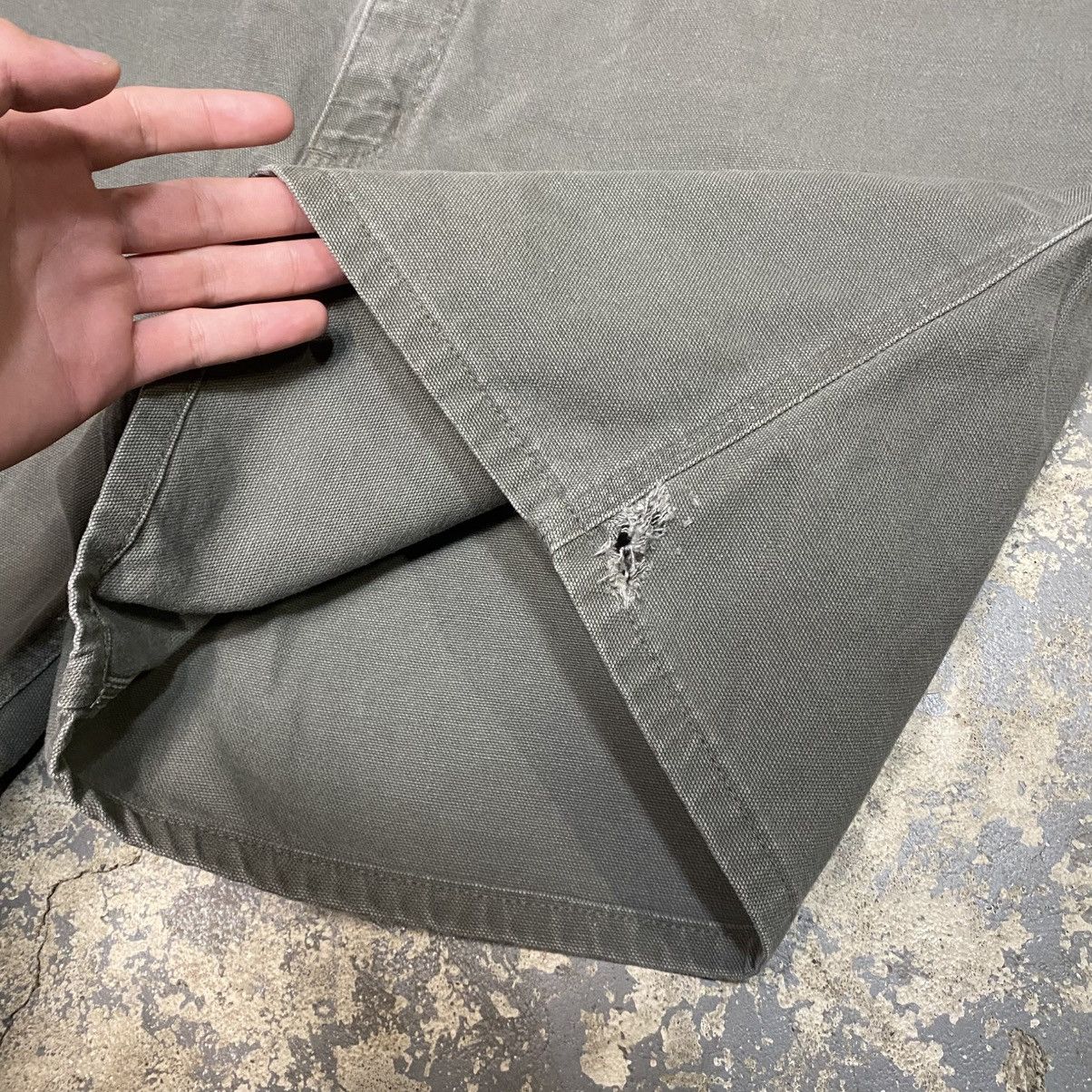 Carhartt × Vintage Vintage Carhartt B30SAG Carpenter Jort Shorts B30 Sage Green Size US 44 / EU 60 - 11 Thumbnail