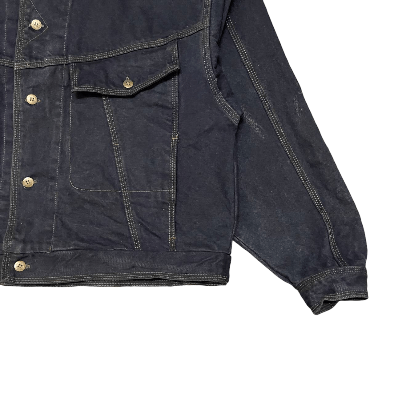 French Connection Vintage French Connection Trucker Work Jacket Canvas Size US M / EU 48-50 / 2 - 4 Thumbnail