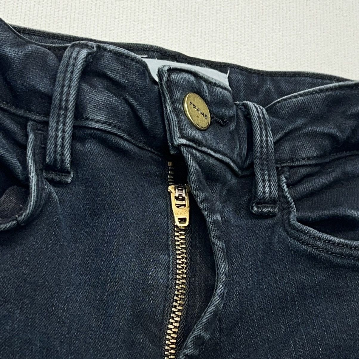 Frame Frame Jeans Black Le One Skinny Denim Stretch Larsen Dark Size 24" / US 00 / IT 34 - 6 Thumbnail
