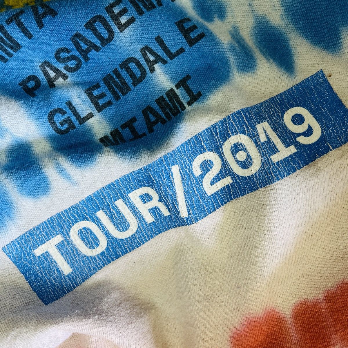 Band Tees × The Rolling Stones The Rolling Stones Concert Tour 2019 Big Logo Tie Dye TShirt Size US M / EU 48-50 / 2 - 14 Thumbnail