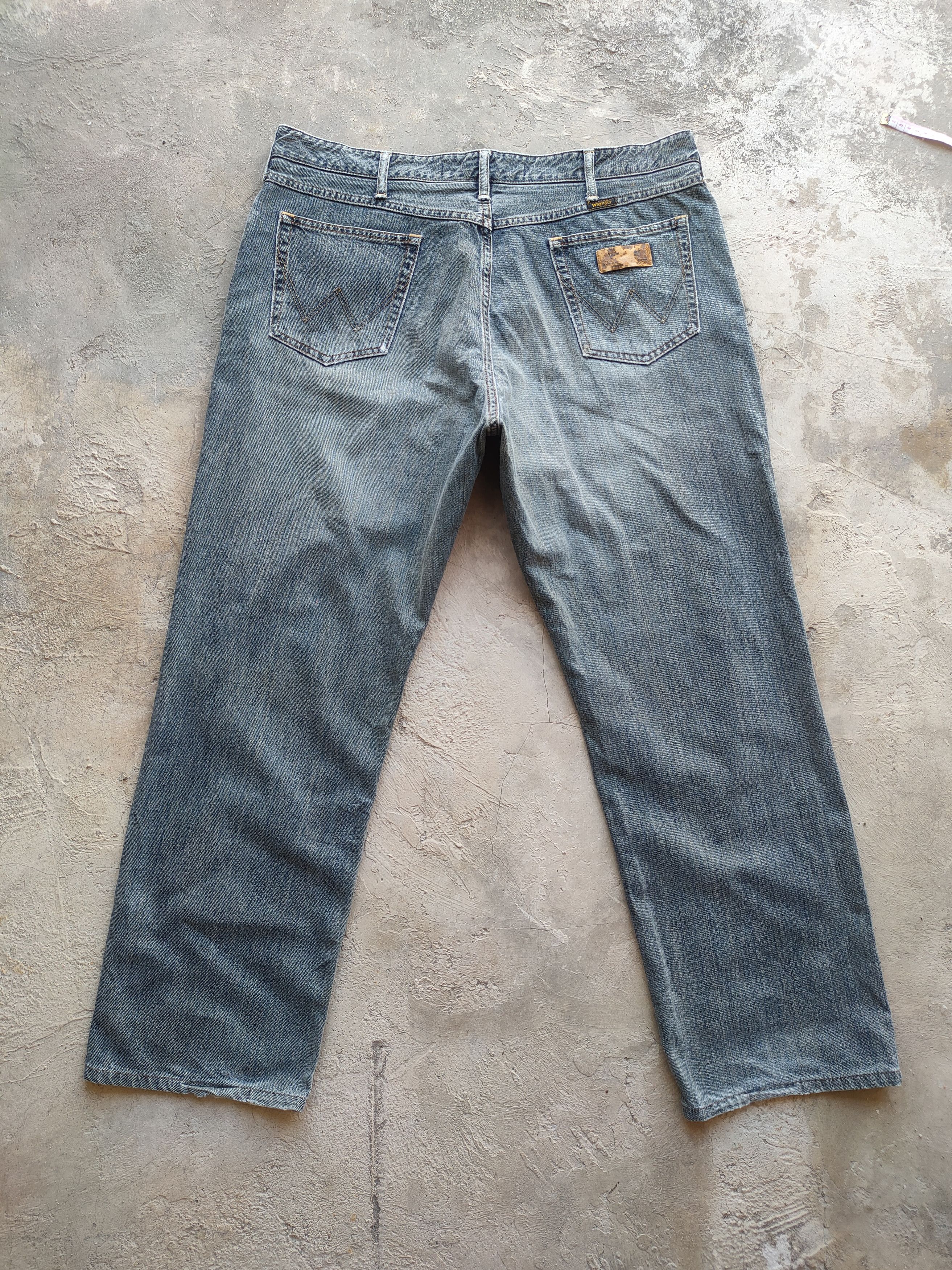 Jean × Vintage × Wrangler W38 VINTAGE WRANGLER FADED DISTRESSED JEANS PANTS Size US 38 / EU 54 - 1 Thumbnail