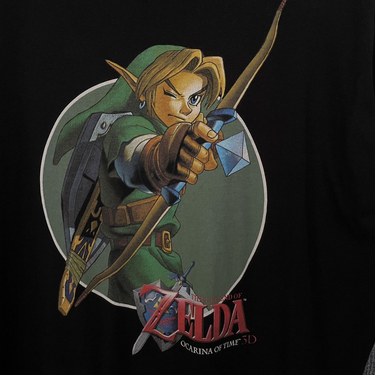 Nintendo × Vintage Y2K The Legend of Zelda: Ocarina of Time 3D Promo T Shirt Size US L / EU 52-54 / 3 - 2 Thumbnail