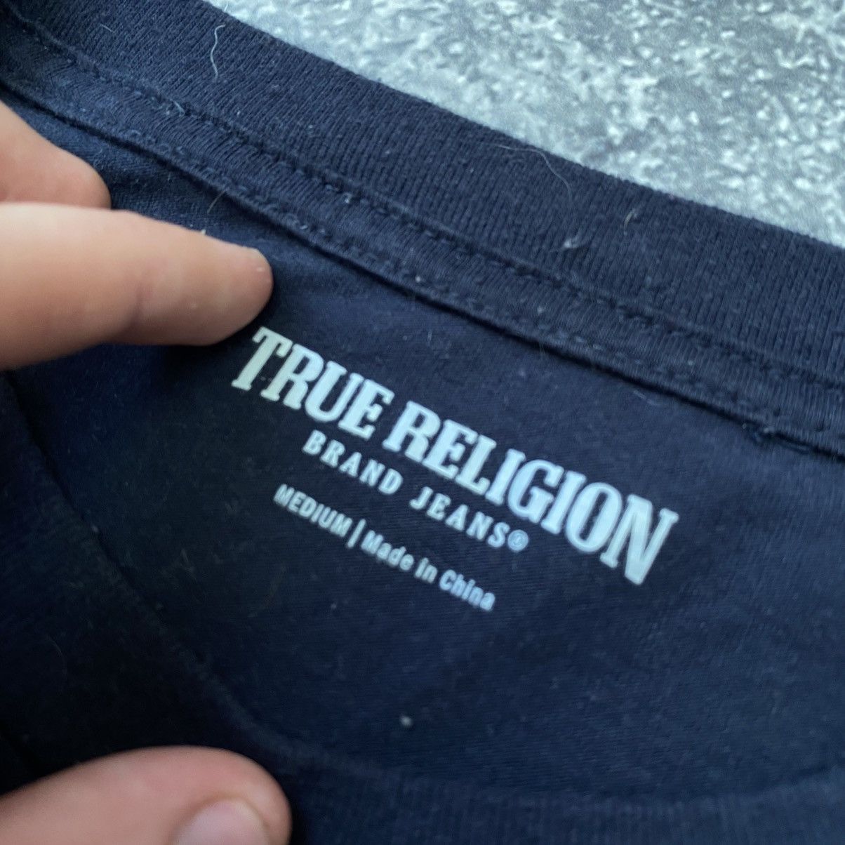 Japanese Brand × True Religion Men’s True Religion Japanese Style Big Logo y2k tee Size US M / EU 48-50 / 2 - 6 Thumbnail