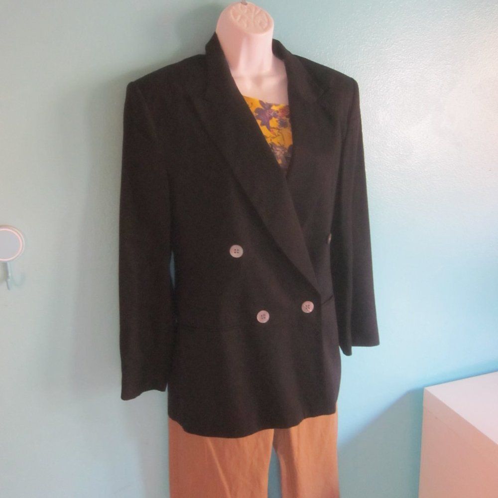 Georges Marciano Georges Marciano Womens Size 6 Vintage 80's Double Breasted Blazer Jacket Size S / US 4 / IT 40 - 9 Thumbnail