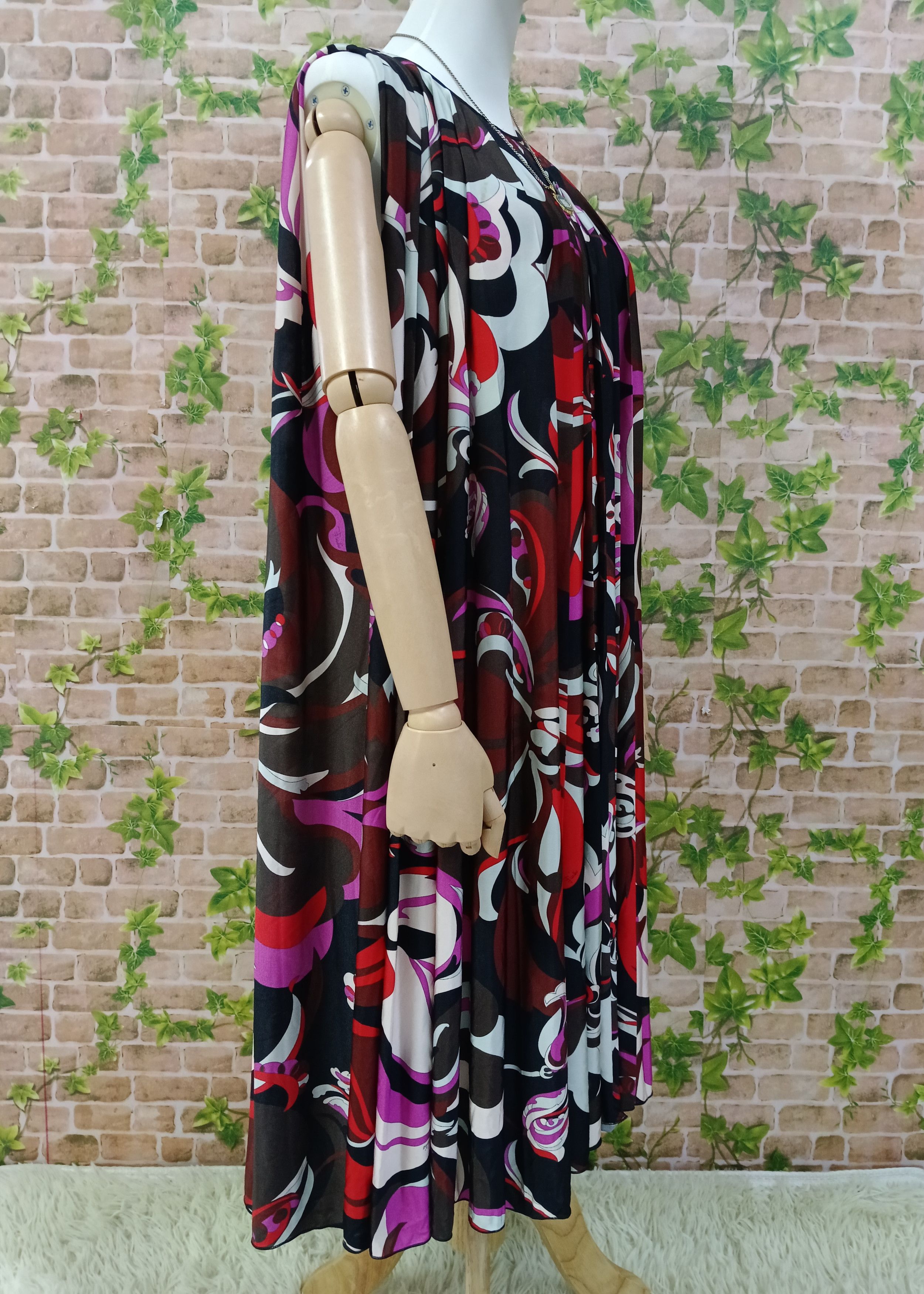 Emilio Pucci EMILIO PUCCI MID VISCOSE DRESS Size L / US 10 / IT 46 - 3 Thumbnail